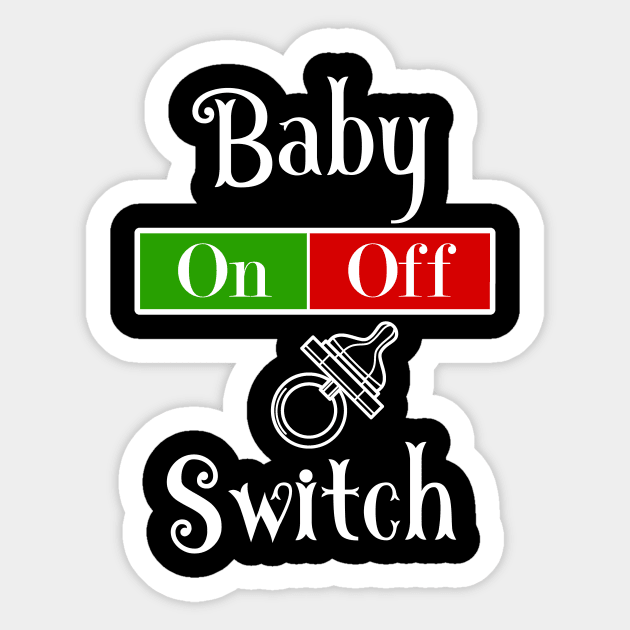 Baby Pacifier Off Switch Sticker by TriHarder12